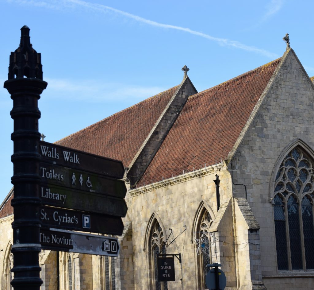 Chichester Tourist Sign