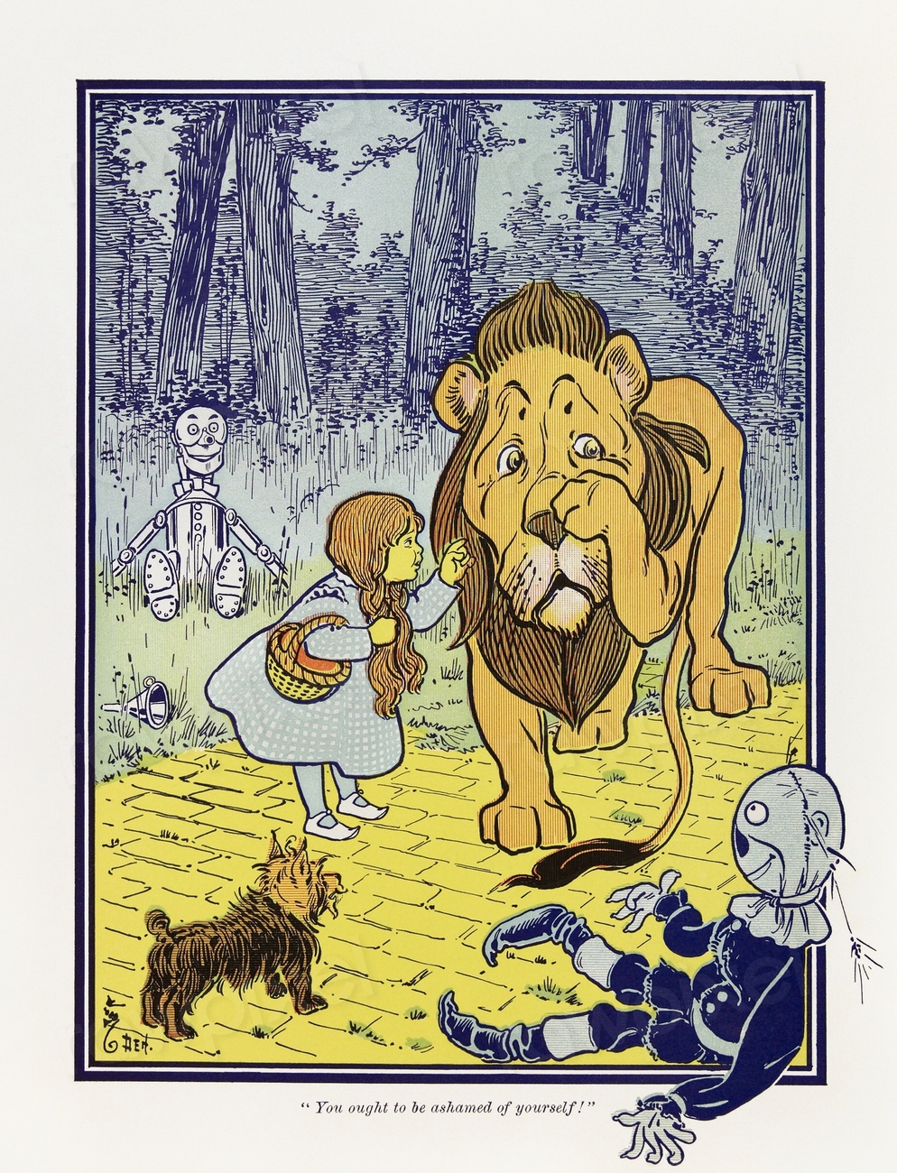 Dorothy meets Cowardly Lion, Wonderful