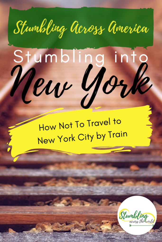 Travel New York Train Pin